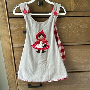 Corduroy Reversible Wrap-Around Jumper- Approx size 4-6